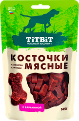 Изображение товара Лакомство для собак TITBIT Косточки мясные с бараниной, 145г