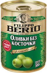 Оливки без косточки FILIPPO BERIO, 300г, детальное фото