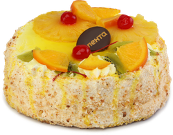 Торт бисквитно‑фруктовый Солнечная долина ЛЕНТА FRESH, 850г, вид
