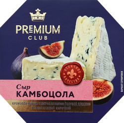Сыр PREMIUM CLUB Камбоцола с голубой плесенью 50%, без змж, 125г, фото