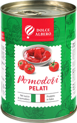 Томаты DOLCE ALBERO очищенные в томатном соке, 400г, детальное фото