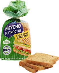 Хлеб злаковый КОЛОМЕНСКОЕ Тостовый, в нарезке, 250г, фото