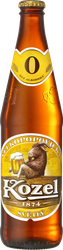 Пиво светлое безалкогольное VELKOPOPOVICKY KOZEL фильтрованное пастеризованное, 0,5%, 0.45л, изображение