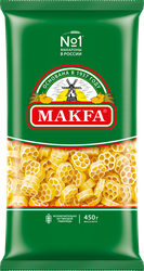 Макароны MAKFA Цветочки, 450гр, детальное фото