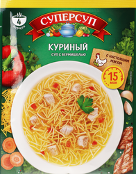 Суп СУПЕРСУП Куриный, 70г, детальное фото