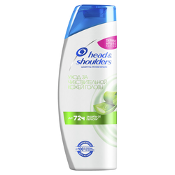 Шампунь для волос HEAD&SHOULDERS Уход за чувствительной кожей головы, против перхоти, 400мл, детальное фото