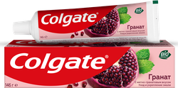 Зубная паста COLGATE Гранат с натуральными ингредиентами для укрепления эмали зубов и защиты от кариеса, 100мл, детальное фото