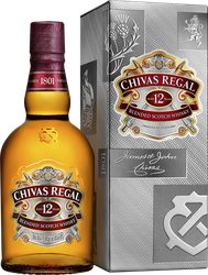 Виски CHIVAS REGAL Шотландский купажированный 12 лет, 40%, п/у, без п/у, 0.5л, изображение