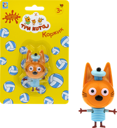 Игрушка BUDI BASA Кот Басик с бантиком, на браслете, фотография