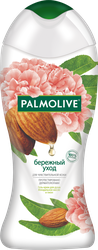 Гель-крем для душа PALMOLIVE Бережный уход с миндальным маслом и пионом, для чувствительной кожи, 250мл, фотография