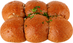 Пампушка ржаная ЛЕНТА FRESH с чесноком и зеленью, 280г, фото