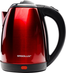 Чайник электрический ERGOLUX нержавеющая сталь, 1.8л, 220-240В, 1600Вт, Арт. 14926, изображение