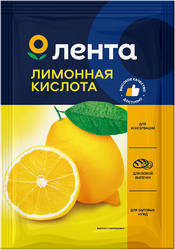 Лимонная кислота ЛЕНТА, 80г, фотография
