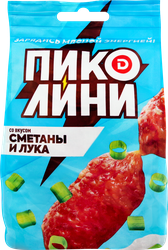 Изображение товара Колбаски сырокопченые ДЫМОВ Пиколини со вкусом сметаны и лука, 50г