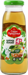 Сок САДЫ ПРИДОНЬЯ Зеленое яблоко осветленный восстановленный, с 4 месяцев, 200мл, детальное фото