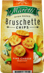 Сухарики пшеничные MARETTI Bruschette со вкусом Сыр, 70г, картинка