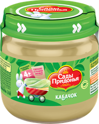 Пюре овощное САДЫ ПРИДОНЬЯ Кабачок, с 4 месяцев, 80г, фото