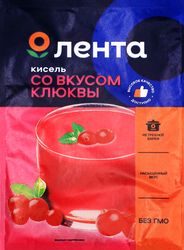 Изображение товара Кисель ЛЕНТА со вкусом клюквы, 30г