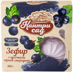 Зефир КАНТРИ САД с кусочками черной смородины, 180г, фото