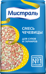 Смесь чечевицы МИСТРАЛЬ Для супов и гарниров, 450г, крупный план