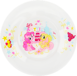 Тарелка MY LITTLE PONY 19,5см, стекло Арт. MLPP195G-1, крупный план