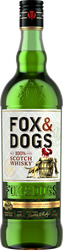 Виски FOX & DOGS купажированный 40%, 0.7л, детальное фото