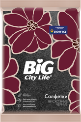 Салфетки вискозные BIG CITY LIFE черные, Арт. 14410700, 3шт, фотография
