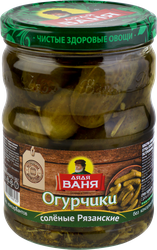 Огурчики соленые ДЯДЯ ВАНЯ Рязанские, 950г, детальное фото