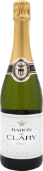 Вино игристое BARON DE CLARY белое брют, 0.75л, картинка
