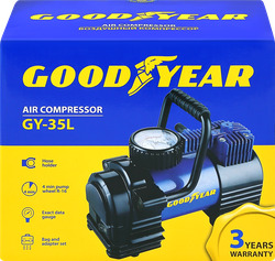 Воздушный компрессор GOODYEAR 35л/мин со съемной ручкой, сумка для хранения Арт. GY000102, картинка
