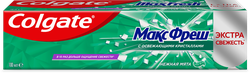Зубная паста COLGATE Макс Фреш Нежная мята с освежающими кристаллами для свежего дыхания и защиты от кариеса, 100мл, детальное фото