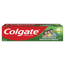 Зубная паста COLGATE Максимальная защита от кариеса Двойная мята с комплексом кальция и фторида и технологий Calcium-lock для укрепления ослабленной эмали, защиты от кариеса и свежего дыхания, 100мл, изображение