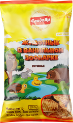 Печенье СЛАДОЯР Животные&nbsp;в&nbsp;ванильном&nbsp;зоопарке, 250г, крупный план