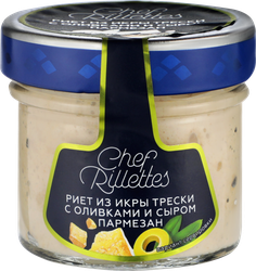 Риет ПУТИНА Chef Rillettes с оливками и сыром пармезан, 100г, детальное фото