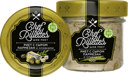 Риет ПУТИНА Chef Rillettes с оливками и сыром пармезан, 100г, детальное фото