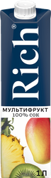 Сок RICH Мультифрукт, 1л, изображение