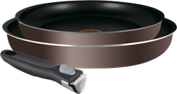 Набор посуды TEFAL Ingenio 3 предмета: сковорода 22см, сковорода 26см, съемная ручка, фото