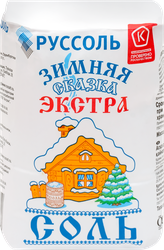 Соль РУССОЛЬ Зимняя Сказка, Экстра, 1кг, фотография