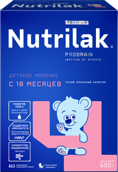 Напиток молочный NUTRILAK Premium 4, c 18 месяцев, 600г, фотография