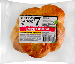 Булочка сдобная ЛЕБОЗАВОД №7 Сдобная со штрейзелем, 90г, фото