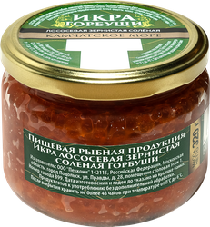 Икра горбуши КАМЧАТСКОЕ МОРЕ зернистая, 320г, фото