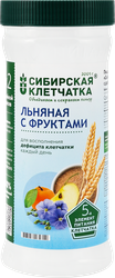 Клетчатка СИБИРСКАЯ КЛЕТЧАТКА Льняная с фруктами, 280г, картинка