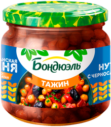 Нут БОНДЮЭЛЬ Тажин в соусе с черносливом, 350мл, крупный план