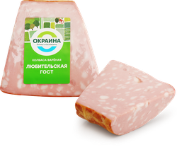 Колбаса вареная ОКРАИНА Любительская, весовая, картинка