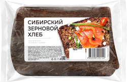 Хлеб зерновой SIBIRIEN KORN BROT 6 злаков с полбой, в нарезке, 280г, картинка
