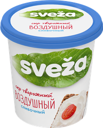 Изображение товара Сыр творожный SVEZA Воздушный Сливочный 60%, без змж, 150г