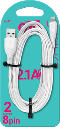 Кабель GAL 2647/2223/5421 USB – 8-pin 2А, нейлоновый, 2м, фотография