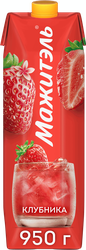 Напиток сывороточно-молочный МАЖИТЭЛЬ Клубника 0,05%, без змж, 950г, изображение