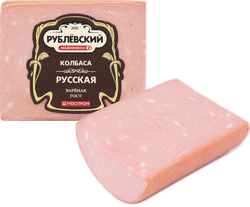 Колбаса вареная РУБЛЕВСКИЕ КОЛБАСЫ Русская, 400г, картинка