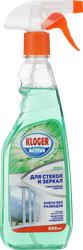 Средство для стекол KLOGER с нашатырным спиртом, 500мл, фото